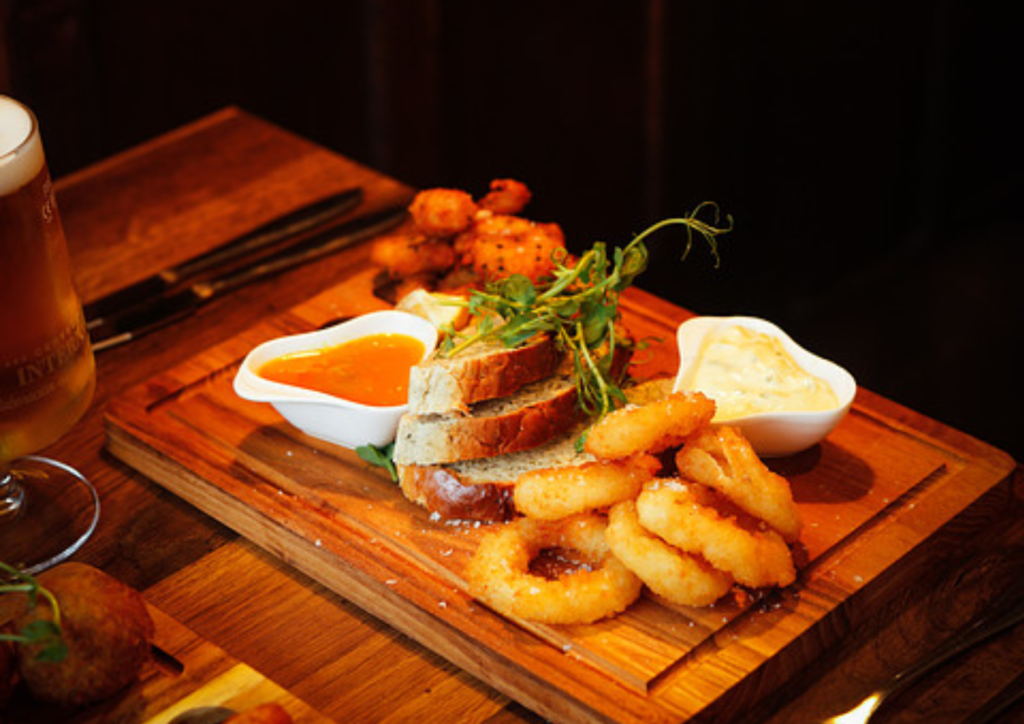 Bread starters with soup